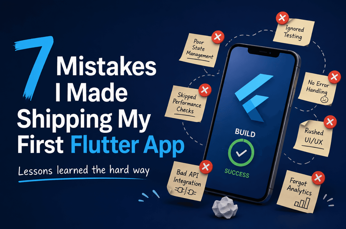 7 Mistakes I Made Shipping My First Flutter App